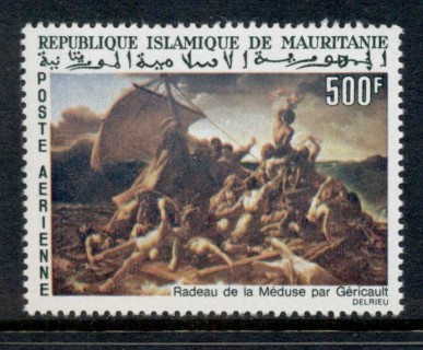 Mauritania 1966 Painting, the Raft of Medusa