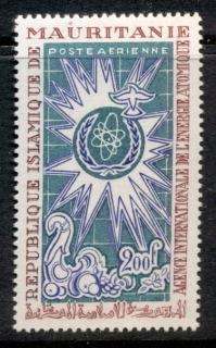 Mauritania 1967 Intl. Atomic Energy Commission