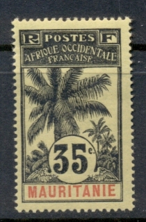 Mauritania 1906-7 Oil Palms 35c