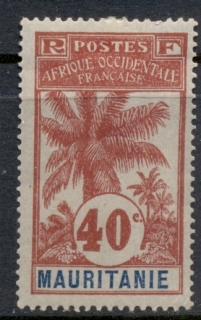 Mauritania 1906-7 Oil Palms 40c