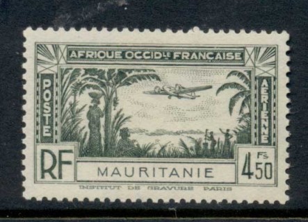 Mauritania 1940 Airmail 4.50f