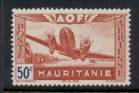 Mauritania 1942 Airmail 50c