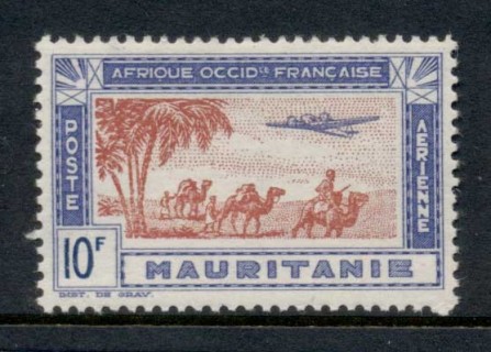 Mauritania 1942 Airmail 10f