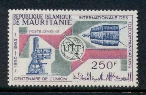 Mauritania 1965 ITU Centenary