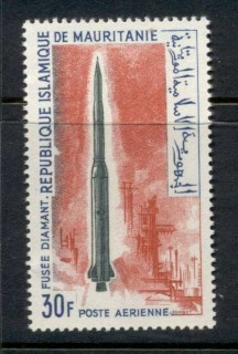 Mauritania 1966 French Achievement in Space 30f Diamant Rocket