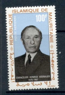 Mauritania 1968 Konrad Adenauer