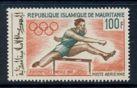 Mauritania 1968 Summer Olympics Mexico City 100f Hurdling