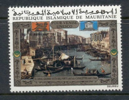 Mauritania 1972 UNESCO Campaign to Save Venice 100f