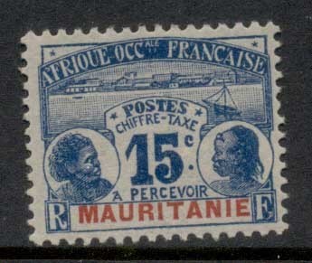 Mauritania 1906-07 Postage Dues 15c