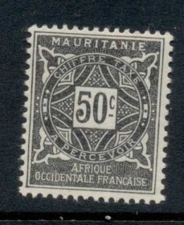 Mauritania 1914 Postage Dues 50c