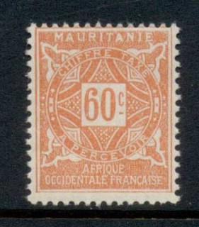 Mauritania 1914 Postage Dues 60c