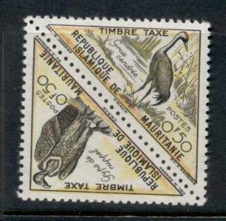 Mauritania 1963 Postage Due Birds pr 50c