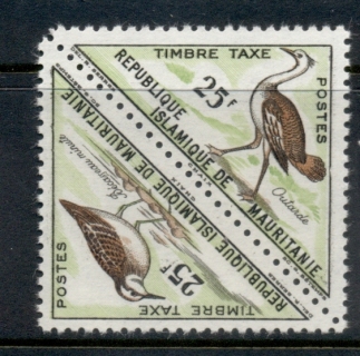 Mauritania 1963 Postage Due Birds pr 25fr