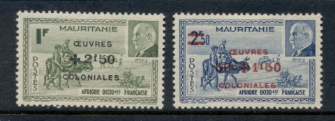 Mauritania 1941 Petain Opt