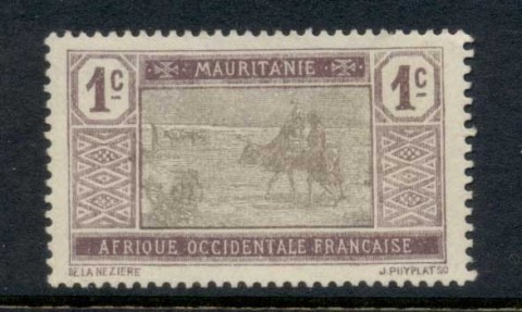 Mauritania 1913-38 Crossing desert 1c