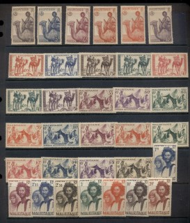 Mauritania 1938-40 Pictorials Asst