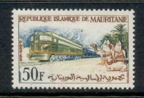 Mauritania 1962 Iron Ore Train 50f