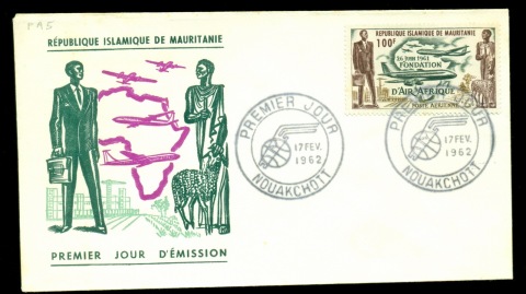 Mauritania 1962 Air Afrique FDC