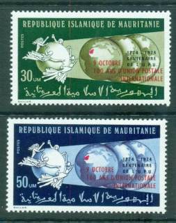 Mauritania 1974 UPU Centenary Opt