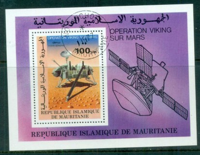 Mauritania 1977 NASA Viking Mars Space Project MS