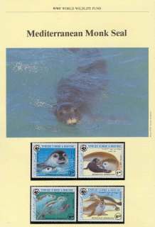 Mauritania 1986 WWF Mediterranean Monk Seal