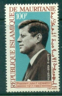 Mauritania 1964 JFK kennedy in Memoriam