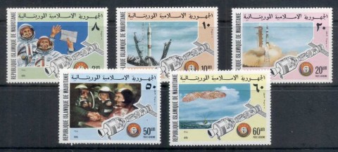 Mauritania-1975-Apollo-Soyuz-Joint-Russia-USA-Space-Project-MUH