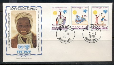 Mauritania-1979-IYC-International-year-of-the-Child-FDC