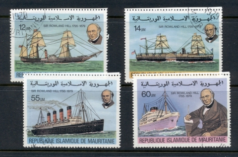 Mauritania-1979-Rowland-Hill-Ships-CTO