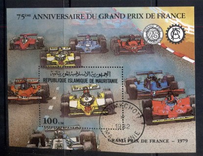 Mauritania-1982-Grand-Prix-75th-Anniversary-MS-CTO