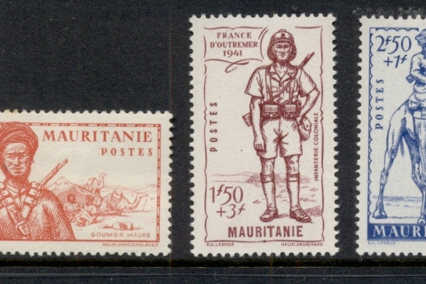 Mauritania 1941 Vichy Issue