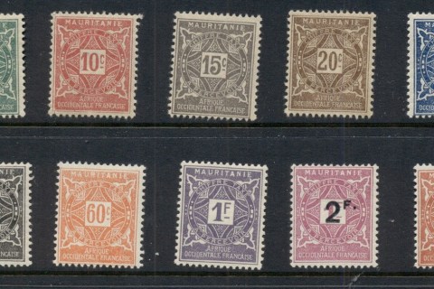 Mauritania 1914-27 Postage Dues