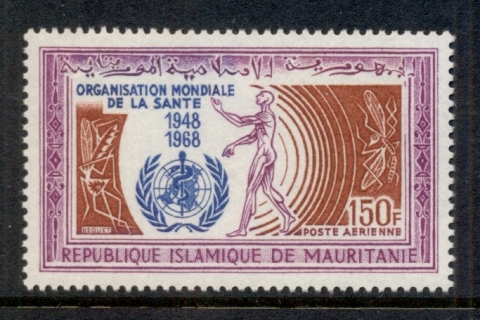 Mauritania 1968 WHO 20th Anniversary