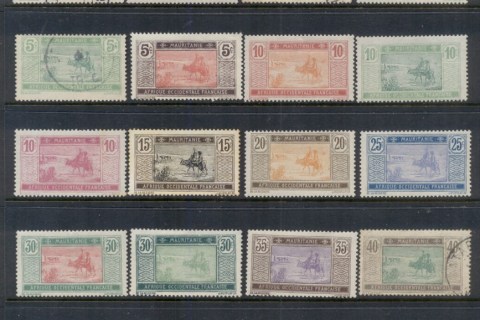 Mauritania 1913-18 Crossing desert Asst