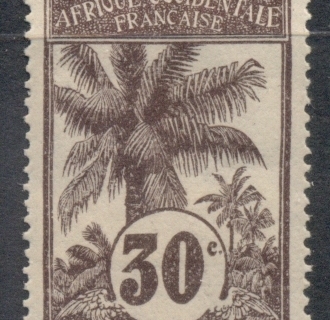 Mauritania 1906-7 Oil Palms 30c