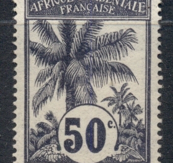 Mauritania 1906-7 Oil Palms 50c