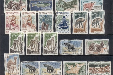 Mauritania 1960-63 Pictorials Asst