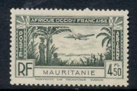 Mauritania 1940 Airmail 4.50f