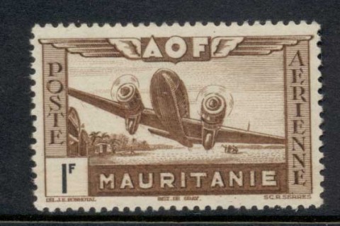 Mauritania 1942 Airmail 1f