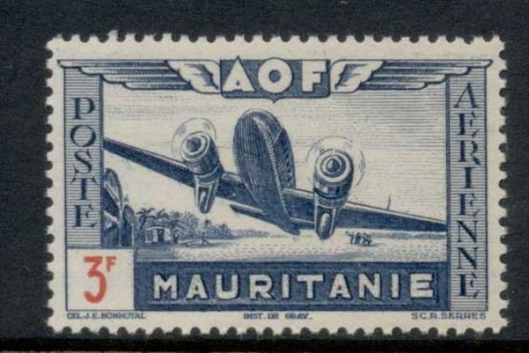 Mauritania 1942 Airmail 3f