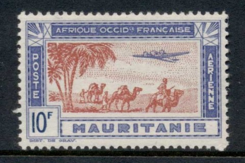 Mauritania 1942 Airmail 10f