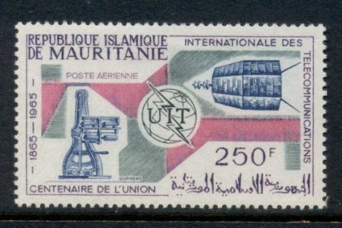 Mauritania 1965 ITU Centenary