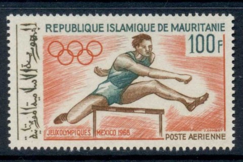 Mauritania 1968 Summer Olympics Mexico City 100f Hurdling