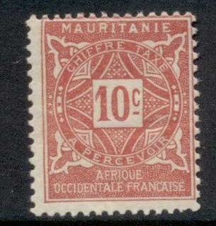 Mauritania 1914 Postage Dues 10c