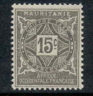 Mauritania 1914 Postage Dues 15c