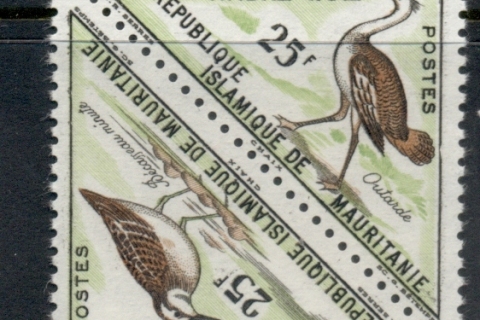 Mauritania 1963 Postage Due Birds pr 25fr