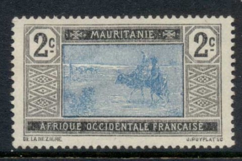 Mauritania 1913-38 Crossing desert 2c