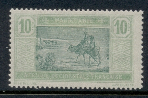 Mauritania 1913-38 Crossing desert 5c brown violet & rose