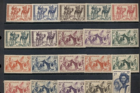 Mauritania 1938-40 Pictorials Asst