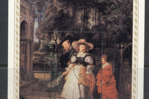 Mauritania 1977 Rubens painting MS
